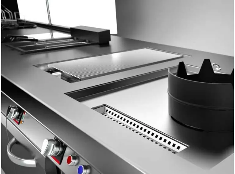 Bloques de cocina profesional