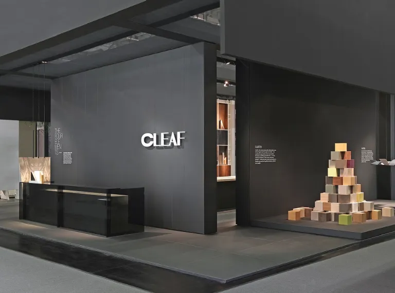 la Cleaf superficies en Interzum 2017