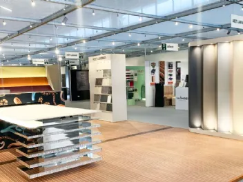 el stand de Abet Laminati en Sicam