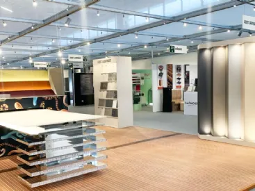 el stand de Abet Laminati en Sicam